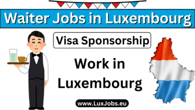 Waiter Jobs in Luxembourg with Visa Sponsorship 2024