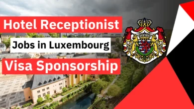 Hotel Receptionist Jobs in Luxembourg with Visa Sponsorship 2024