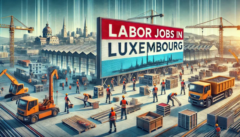 Labor Jobs in Luxembourg with Visa Sponsorship 2024